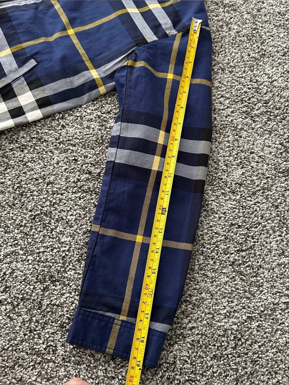 Authentic BURBERRY Boy Bomber Windbreaker Reversible Jacket Kid Youth 9-10 Year